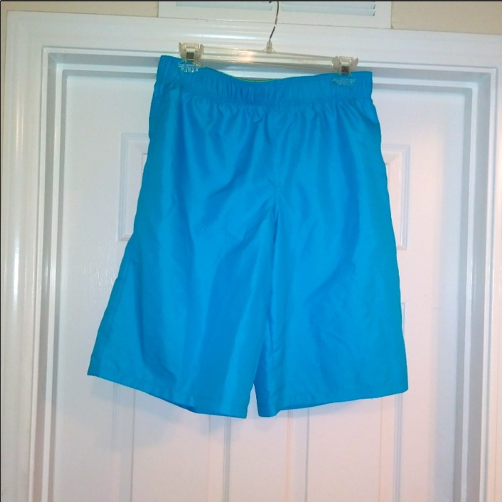 OP blue boys 18 mesh lined swim trunks